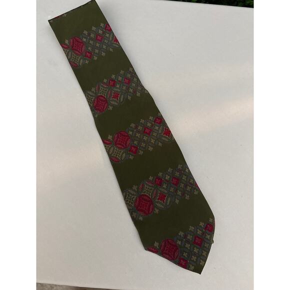 Brandini Le Collezioni Vintage Retro Silk Neck Tie, Made in Italy 58'in Length - Picture 1 of 5